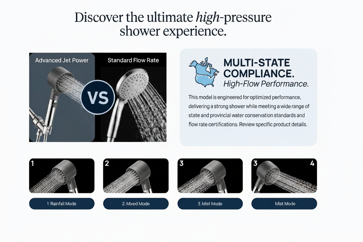 Shower Head Feature Graphic - No Product Details Link